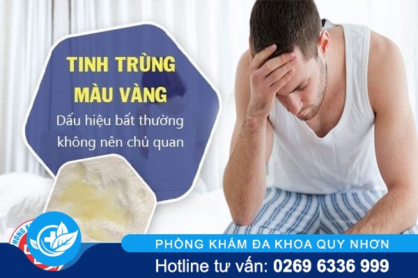 Bạn cần phải cẩn thận khi tinh dịch có màu sắc khác thường