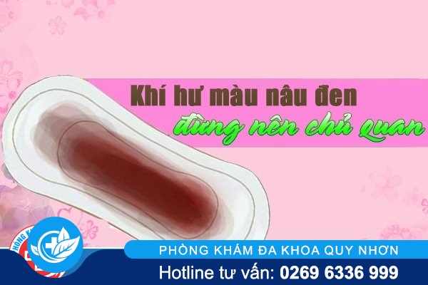 Nguyên nhân khí hư có màu nâu đen ở nữ giới