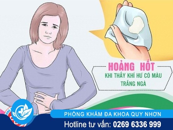 khí hư màu trắng