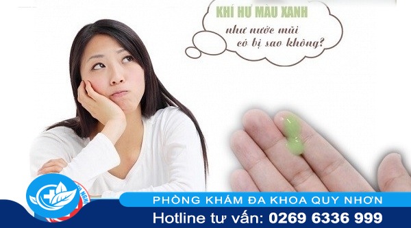 Khí hư màu xanh như nước mũi liệu nguy hiểm như thế nào?