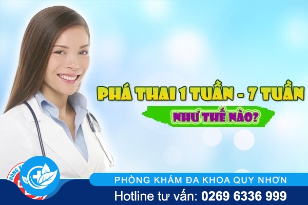 Phương pháp phá thai 1 tuần – phá thai 7 tuần an toàn, hiệu quả