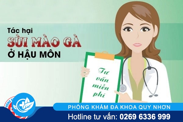 Nguy hiểm tiềm ẩn đối với sùi mào gà ở hậu môn