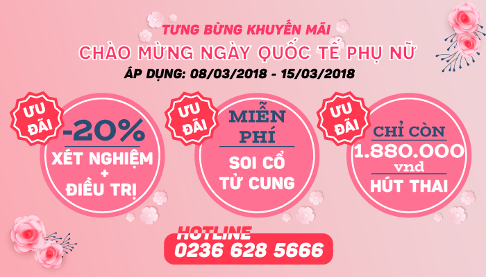 Khuyến mãi hấp dẫn – Mừng 8 tháng 3 quà cho phái đẹp