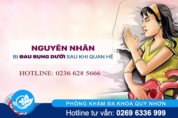 Triệu chứng đau bụng dưới sau khi quan hệ là bệnh gì ?