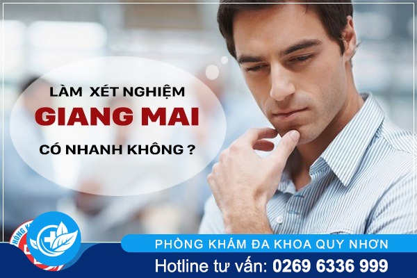 Làm xét nghiệm giang mai có nhanh không?
