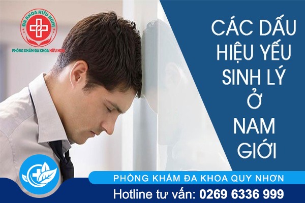 Dấu hiệu yếu sinh lý thường gặp ở nam giới