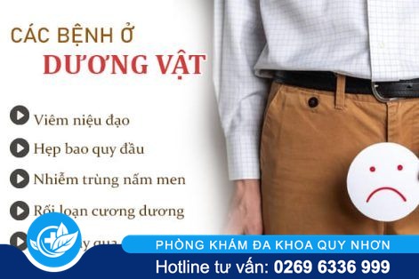 Các bệnh dương vật thường gặp ở nam giới