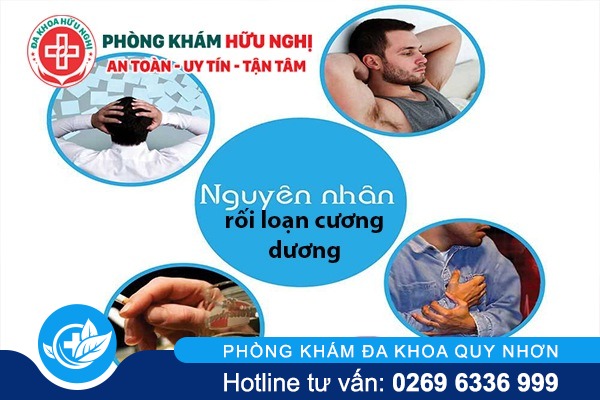 nguyên nhân rối loạn cương dương