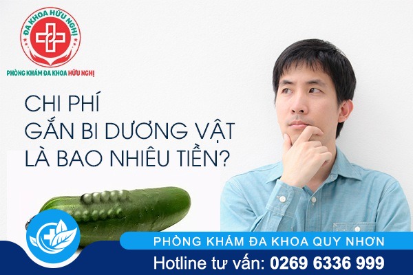 Chi phí gắn bi dương vật là bao nhiêu tiền?