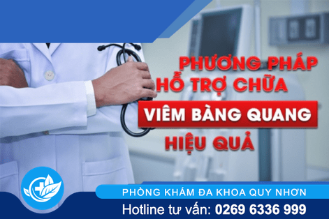 Phương pháp hỗ trợ chữa viêm bàng quang hiệu quả