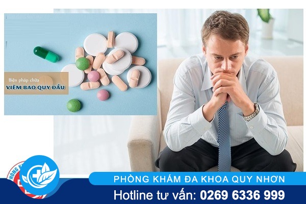 Viêm bao quy đầu dùng thuốc chữa được không?