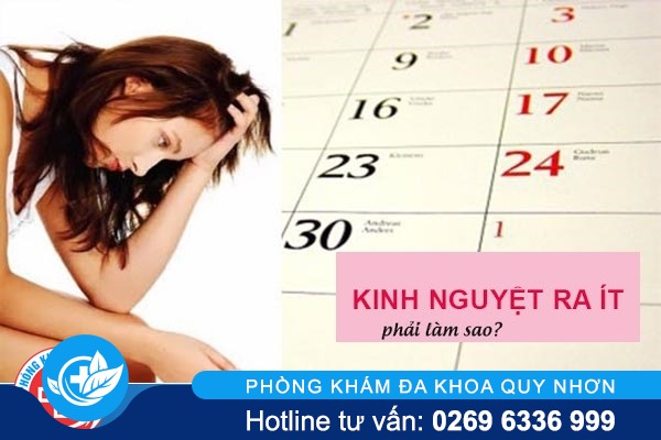 Nguyên nhân dẫn tới lượng kinh nguyệt ít