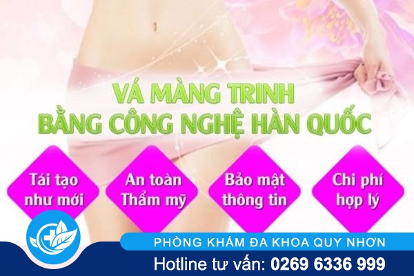 Vá màng trinh an toàn, bảo mật