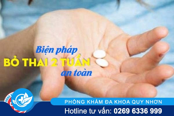 Tiến hành bỏ thai 2 tuần bằng cách nào an toàn?
