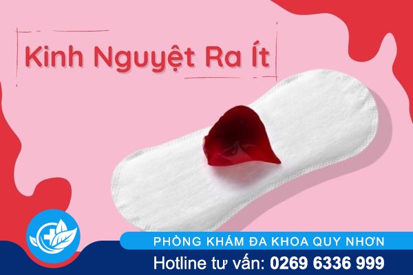 Kinh nguyệt ra ít là do đâu và khắc phục như thế nào?
