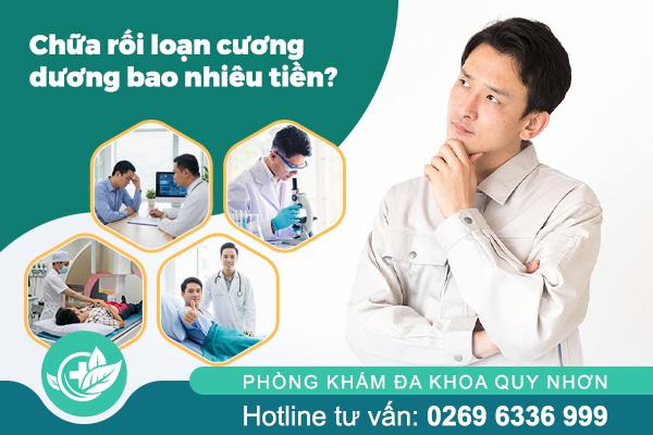 Chi Phí Chữa Rối Loạn Cương Dương Bao Nhiêu Tiền?